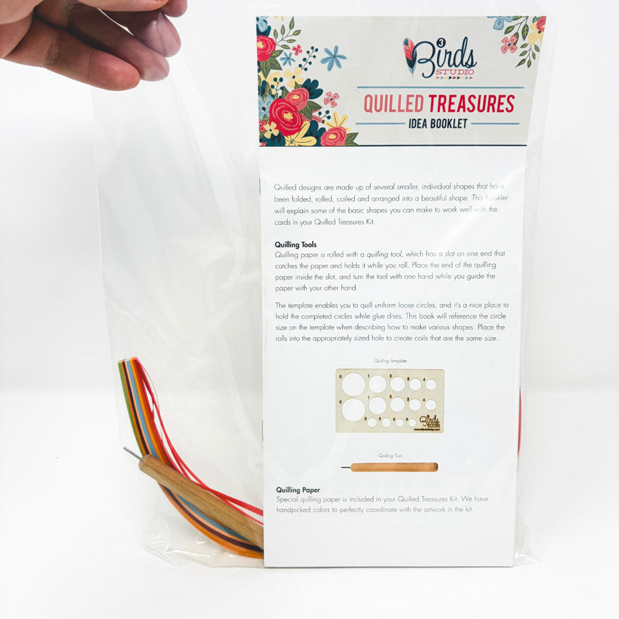 3 Birds Studio Quilling Kit - Quilled Treasures