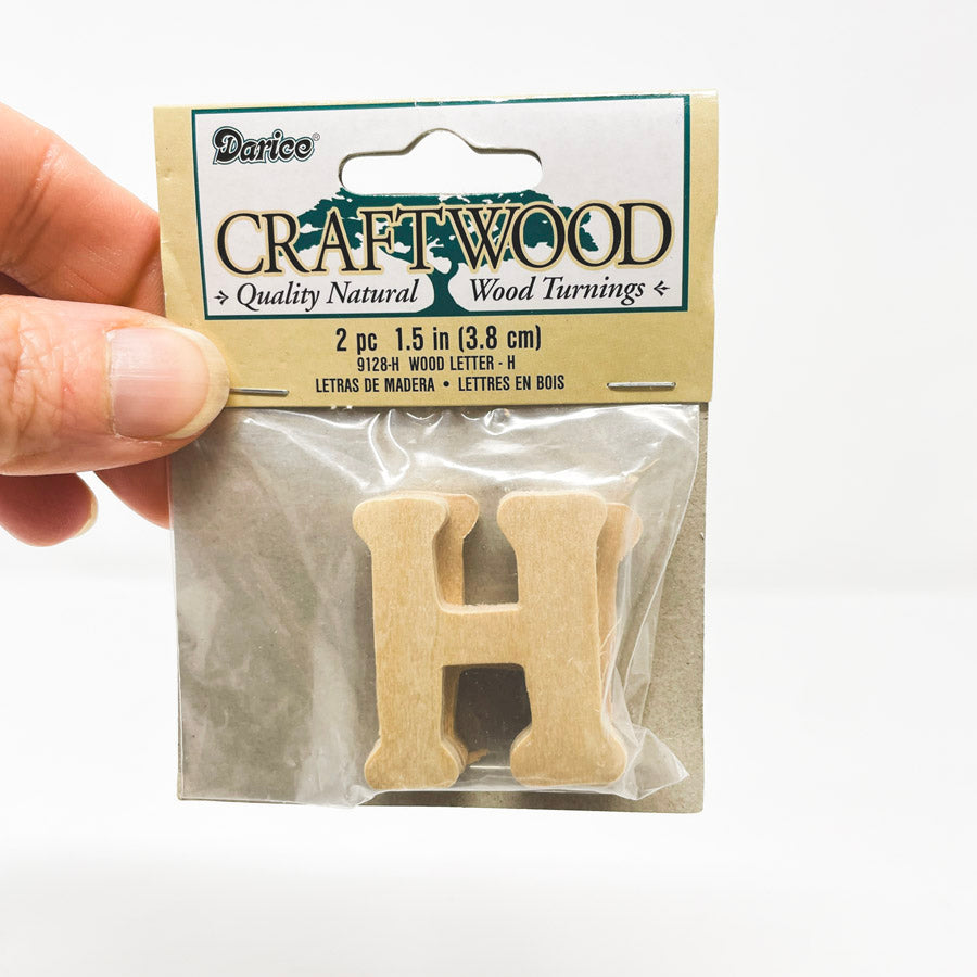Craft Wood 1.5" Letters