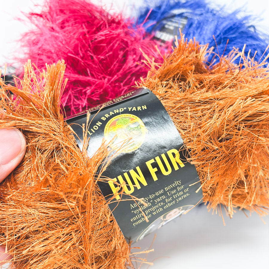 Lion Brand Yarn - Fun Fur Asst Colors (1)