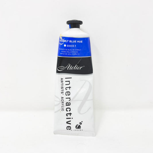 Chroma Atelier Interactive Artists' Acrylics - Cobalt Blue Hue, 80 ml tube