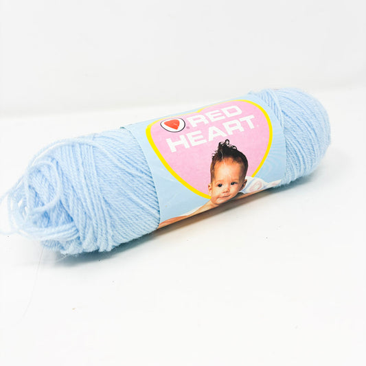Red Heart Baby Fingering Acrylic Yarn - Baby Blue