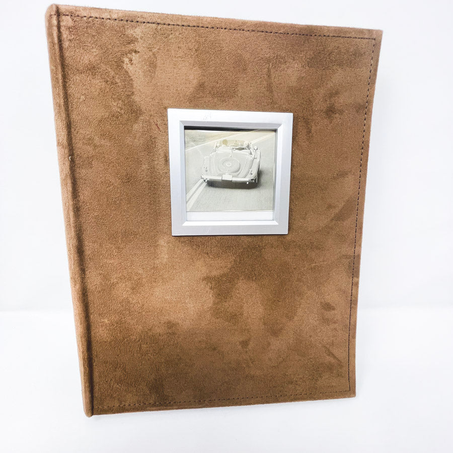 Brown Suede Photo Album, 300 4x7