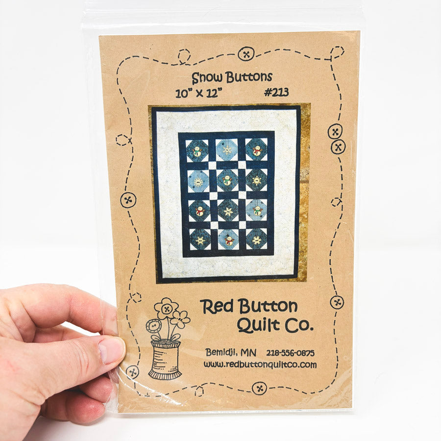 Show Buttons Decorative Quilt Pattern by Red Button Quilt Co.