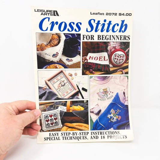 Leisure Art Cross Stitch for Beginners Leaflet