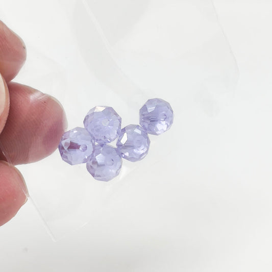 Small Ice Blue/Lavender Beads