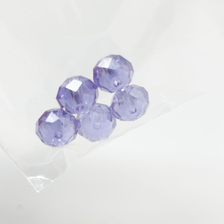 Small Ice Blue/Lavender Beads