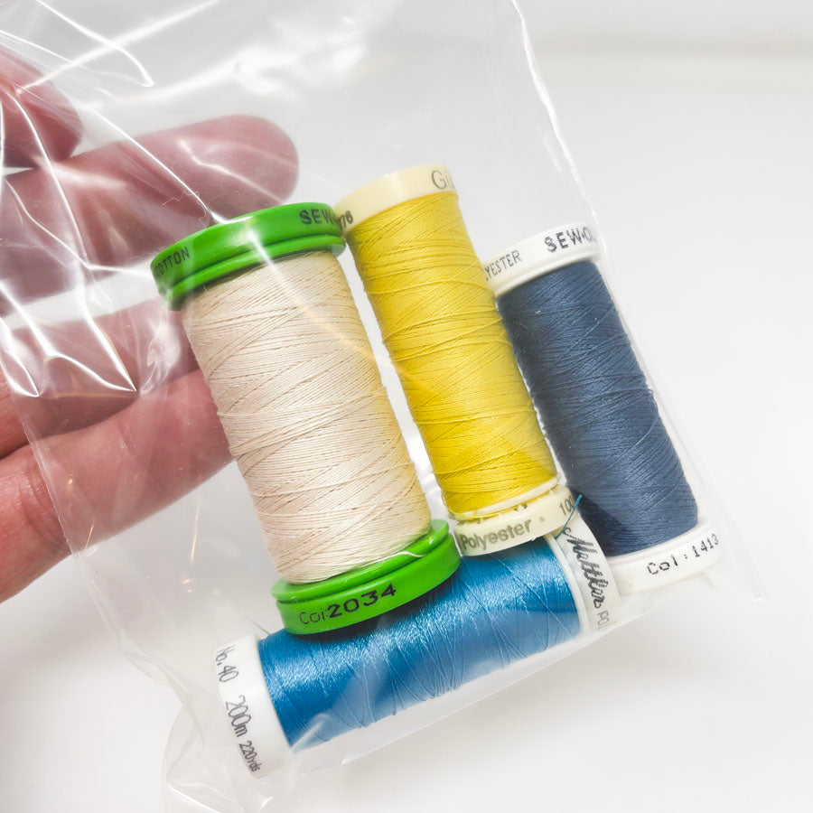 Tall Peacock - Assorted Sewing Thread Bundle