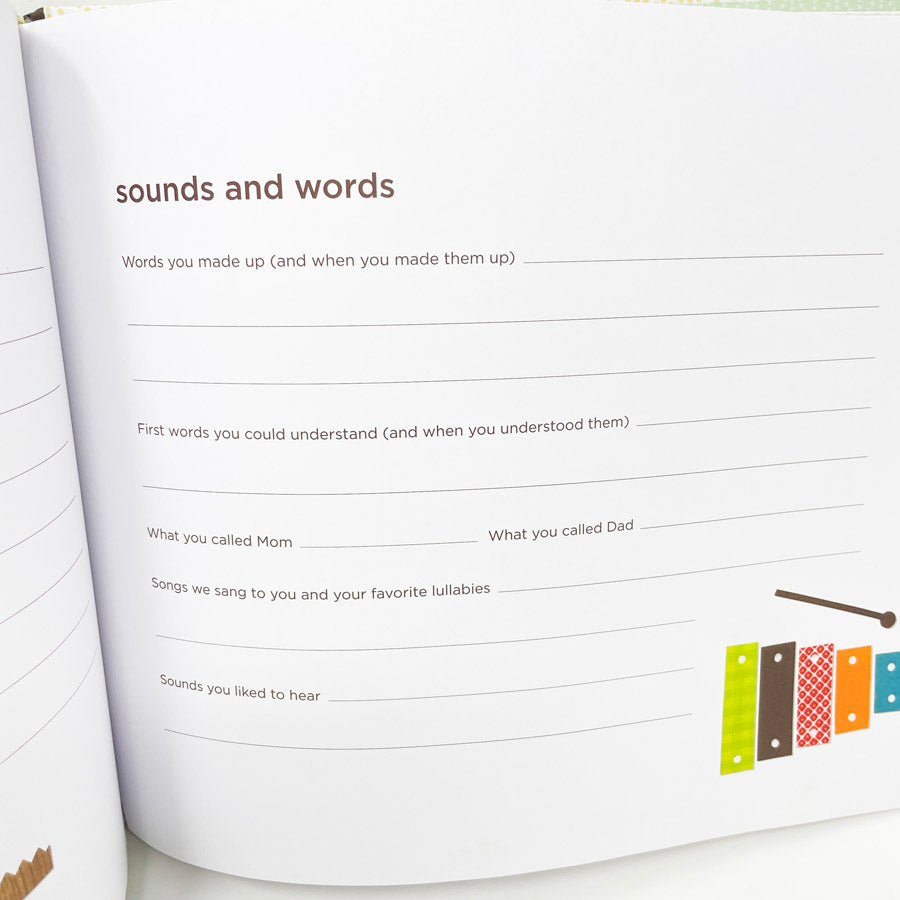 Petit Collage Baby Book