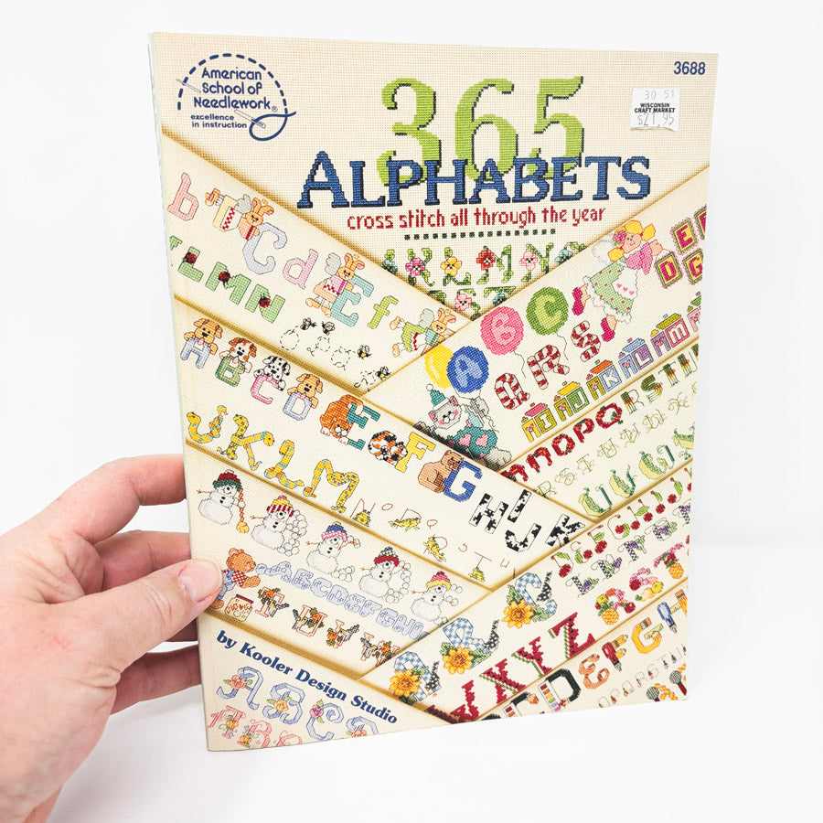 365 Alphabets Pattern Book by American School of Needlework