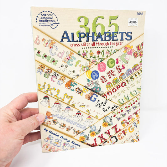365 Alphabets Pattern Book by American School of Needlework
