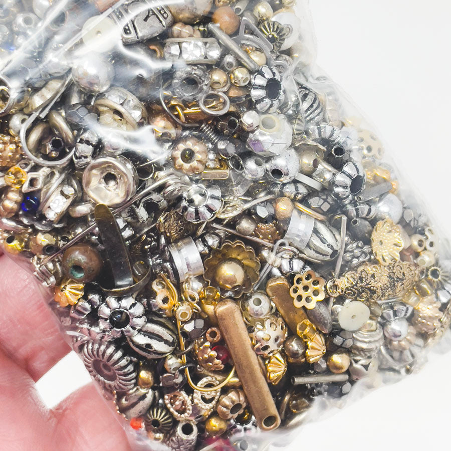 Silver/Gold Metal Variety Bead Pack