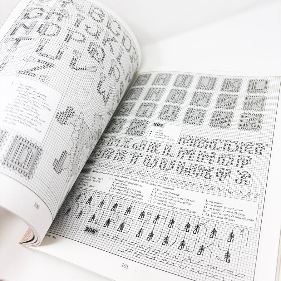 365 Alphabets Pattern Book by American School of Needlework