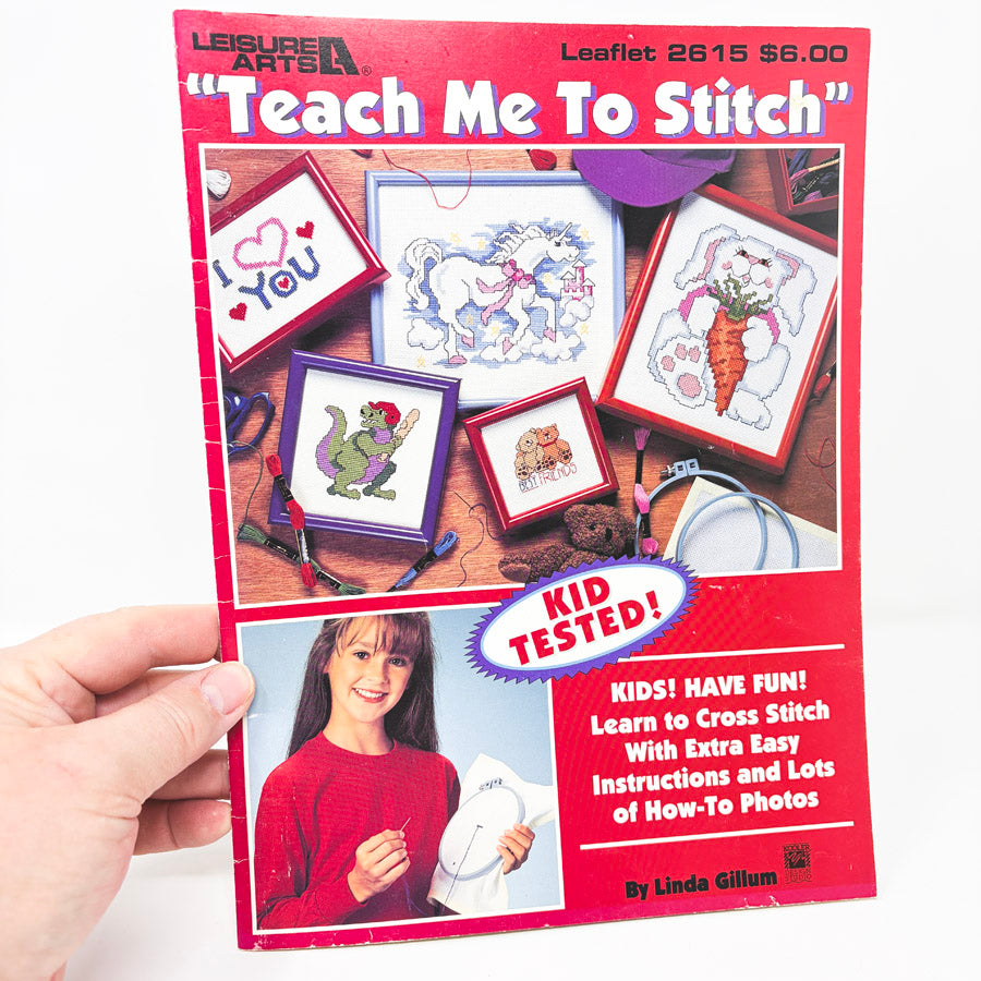 Leisure Art Teach Me to Stitch Leaflet