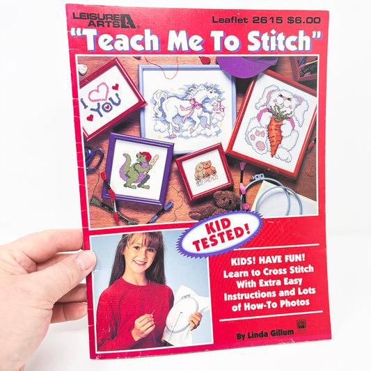 Leisure Art Teach Me to Stitch Leaflet
