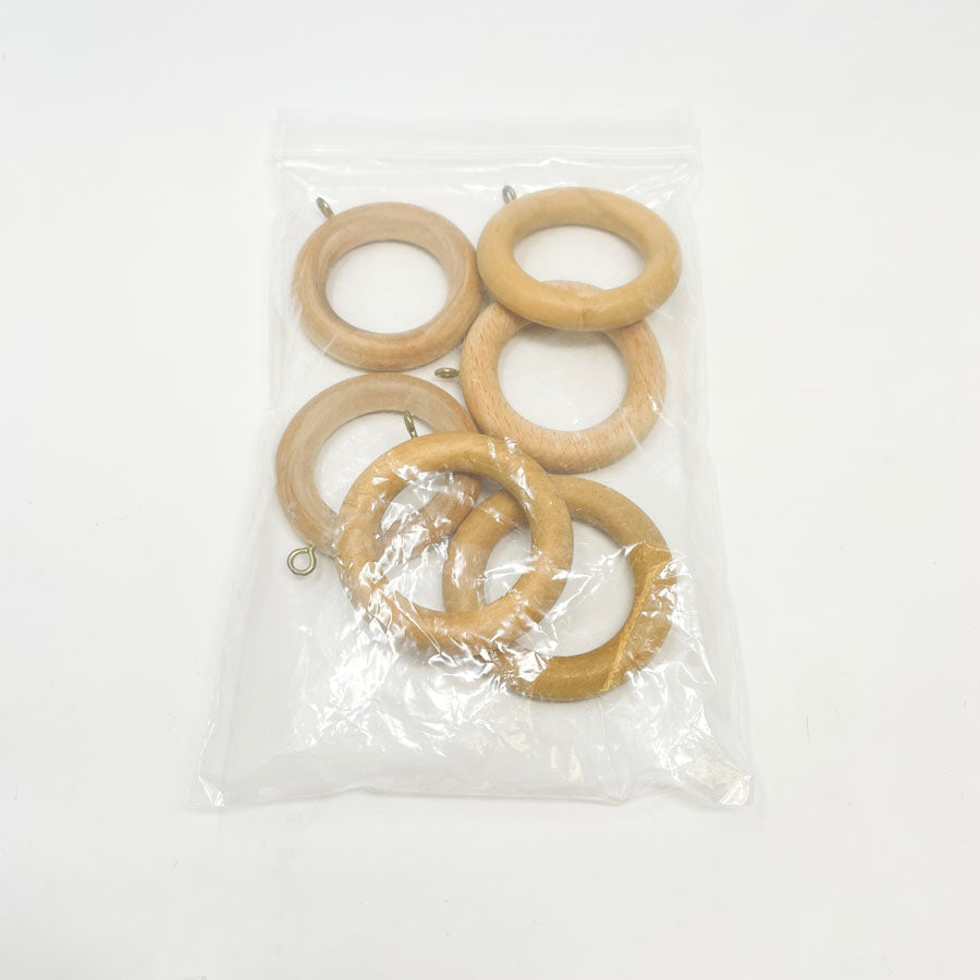 Wood Rings with Eye Hook (6)