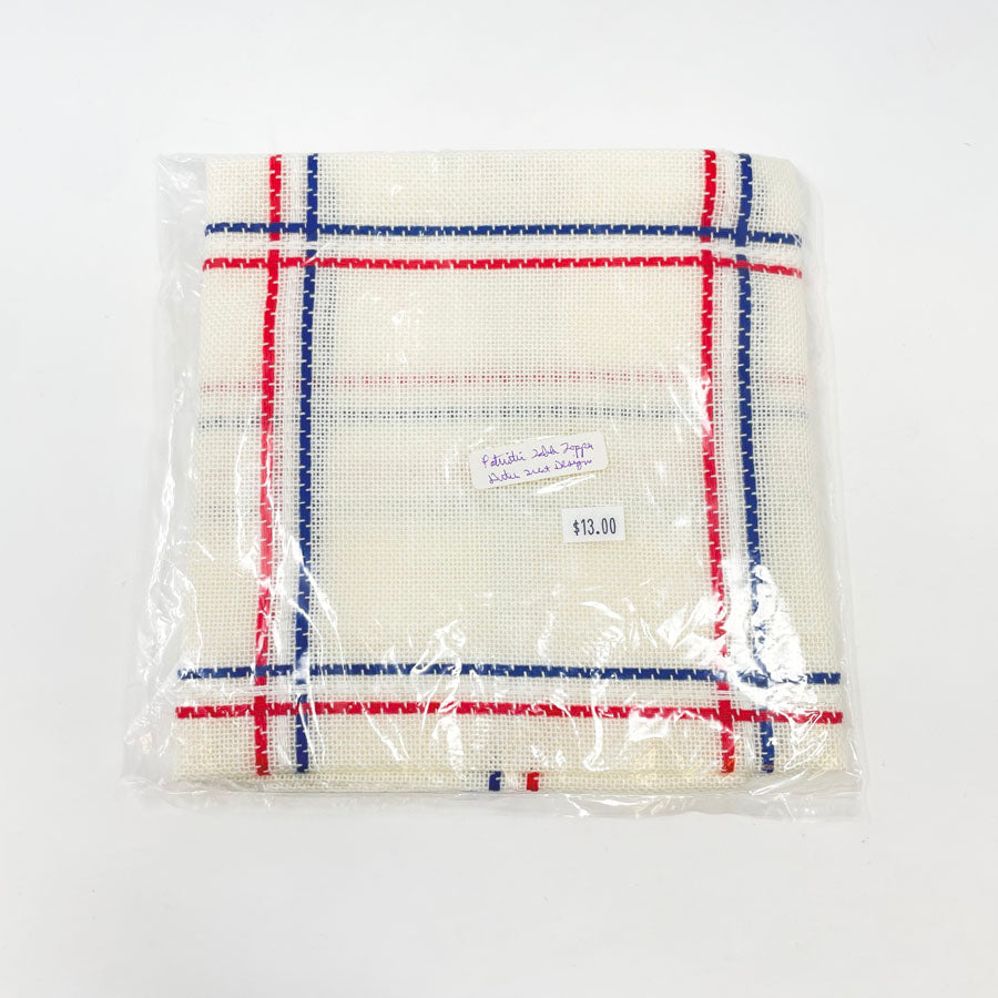 Patriotic Table Topper / Needlework Fabric