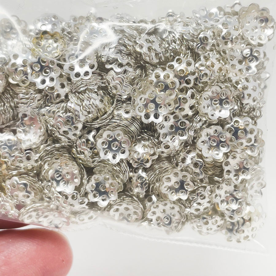 Silver Filigree Bead Caps