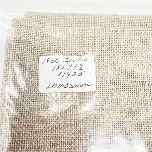 Lambswool Linen 18 Ct 18x27.5" Needlework Fabric