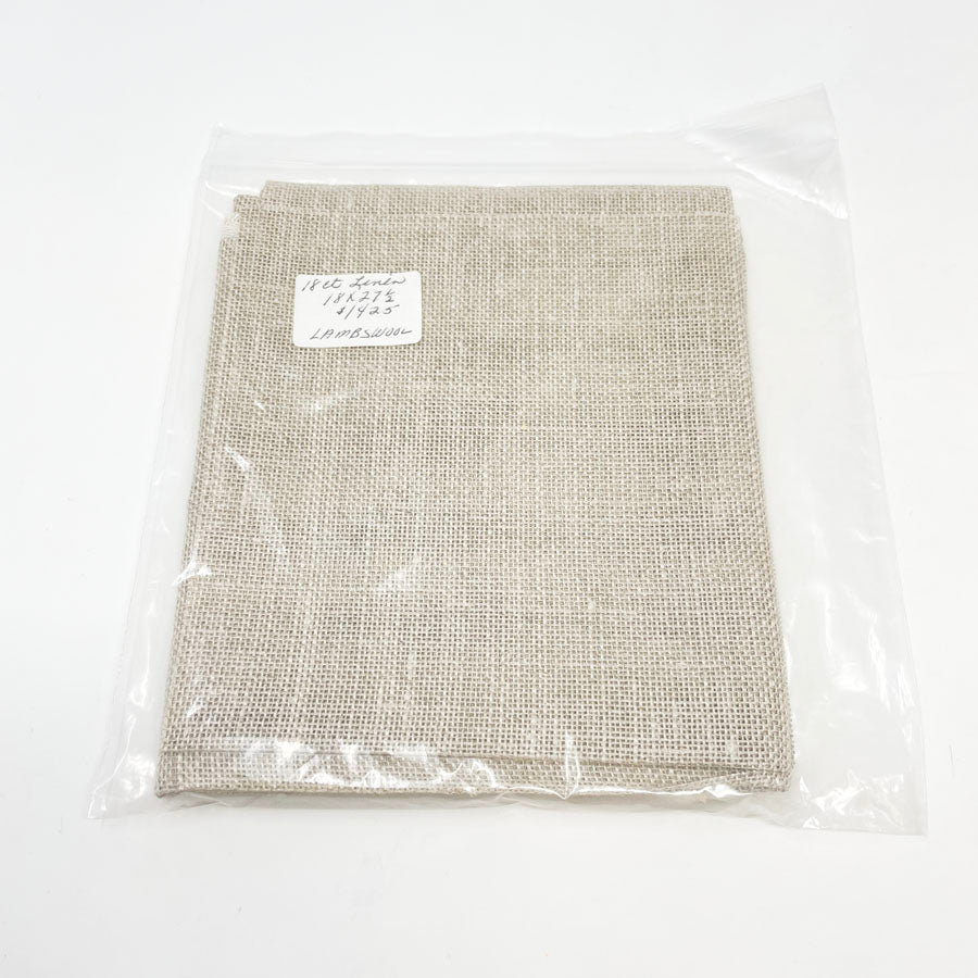 Lambswool Linen 18 Ct 18x27.5" Needlework Fabric