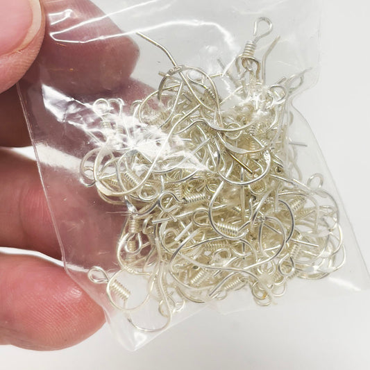 Silver Earring Hooks - Small