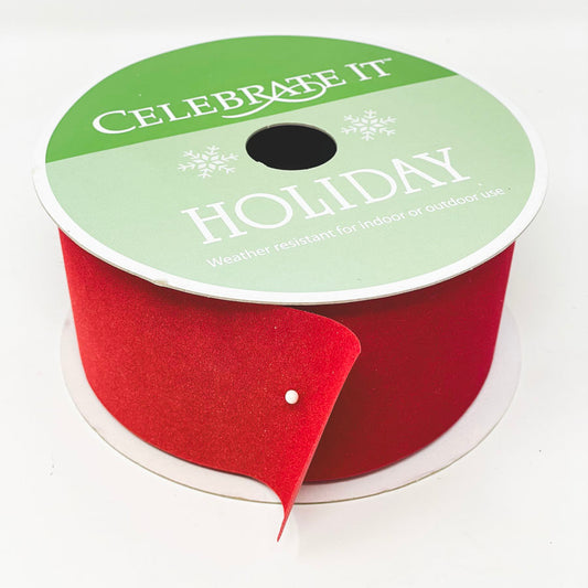 Red Velvet Holiday Ribbon