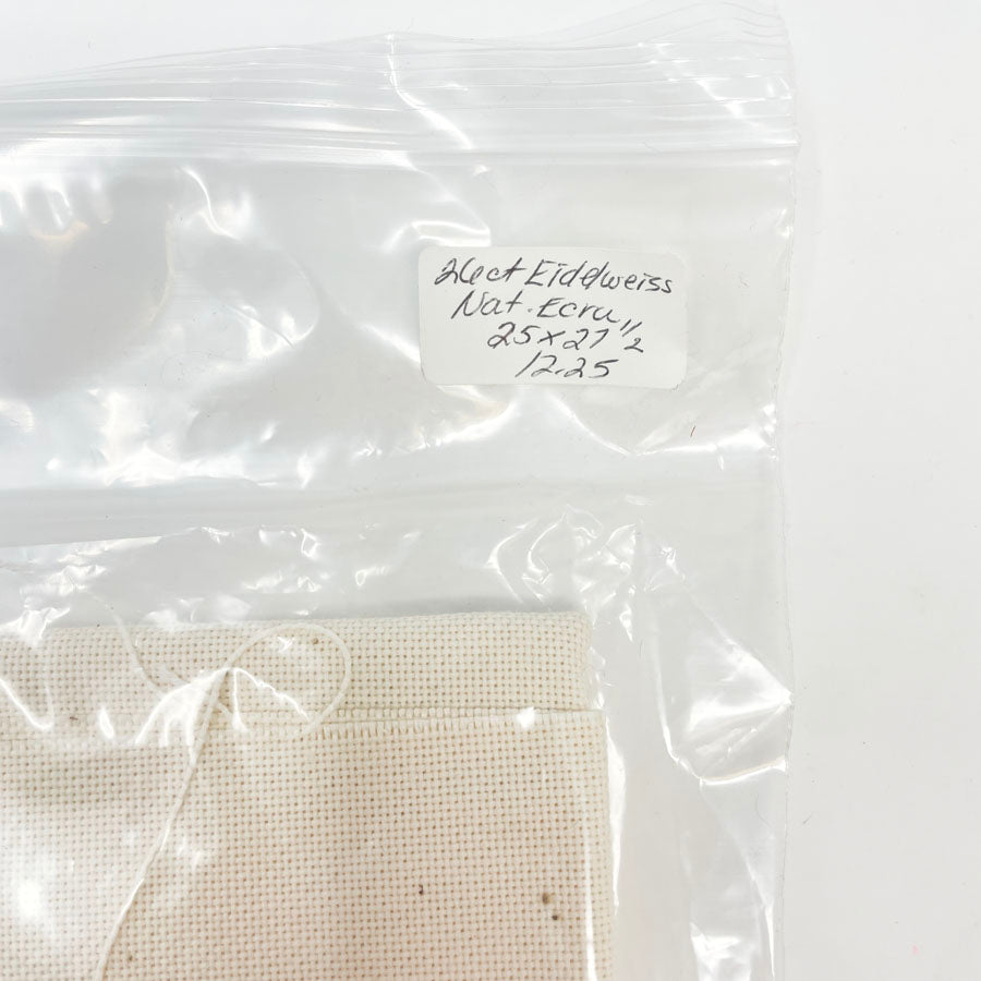Edelweiss 26Ct 25x27.5 Natural Ecru Needlework Fabric