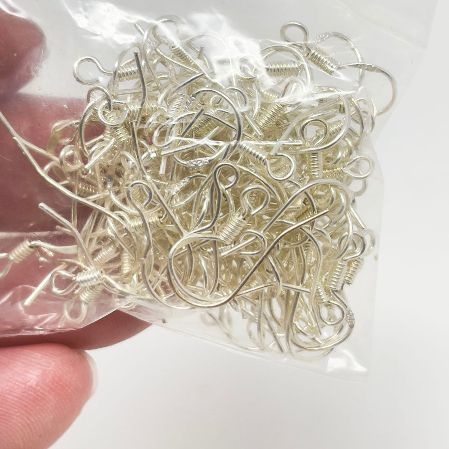 Silver Earring Hooks - Small