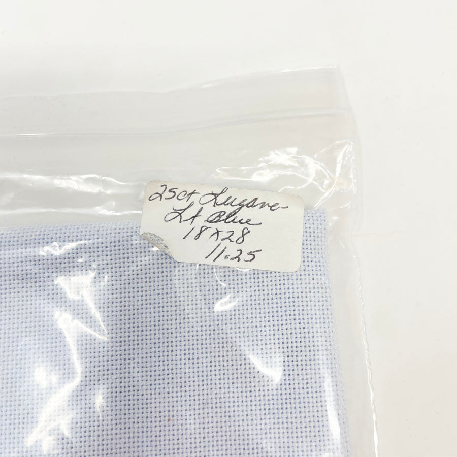 Lugana 24Ct 18x28" Light Blue Needlework Fabric