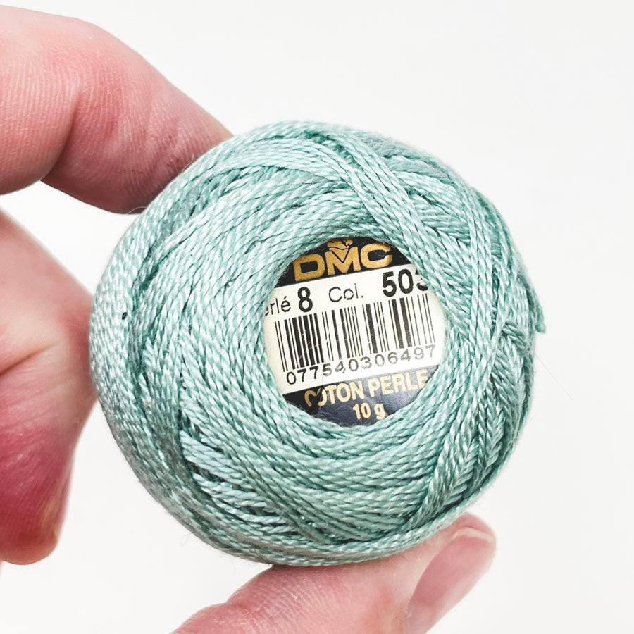 503 Blue Green - DMC Cotton Perle Ball