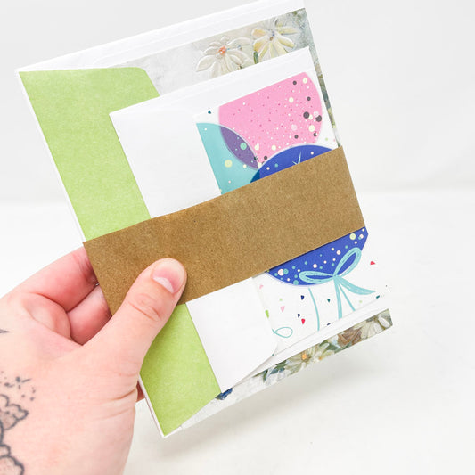 Birthday Card Bundle - Four Cards and Envelopes
