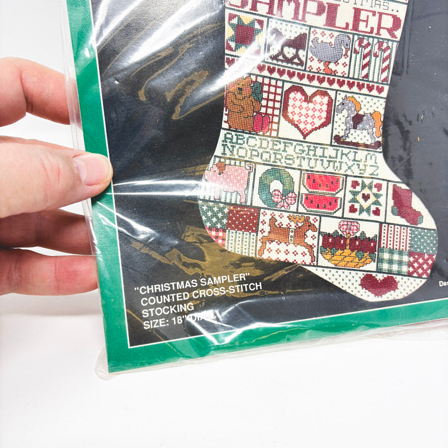 Christmas Sample Stocking - Bucilla Cross Stitch Kit