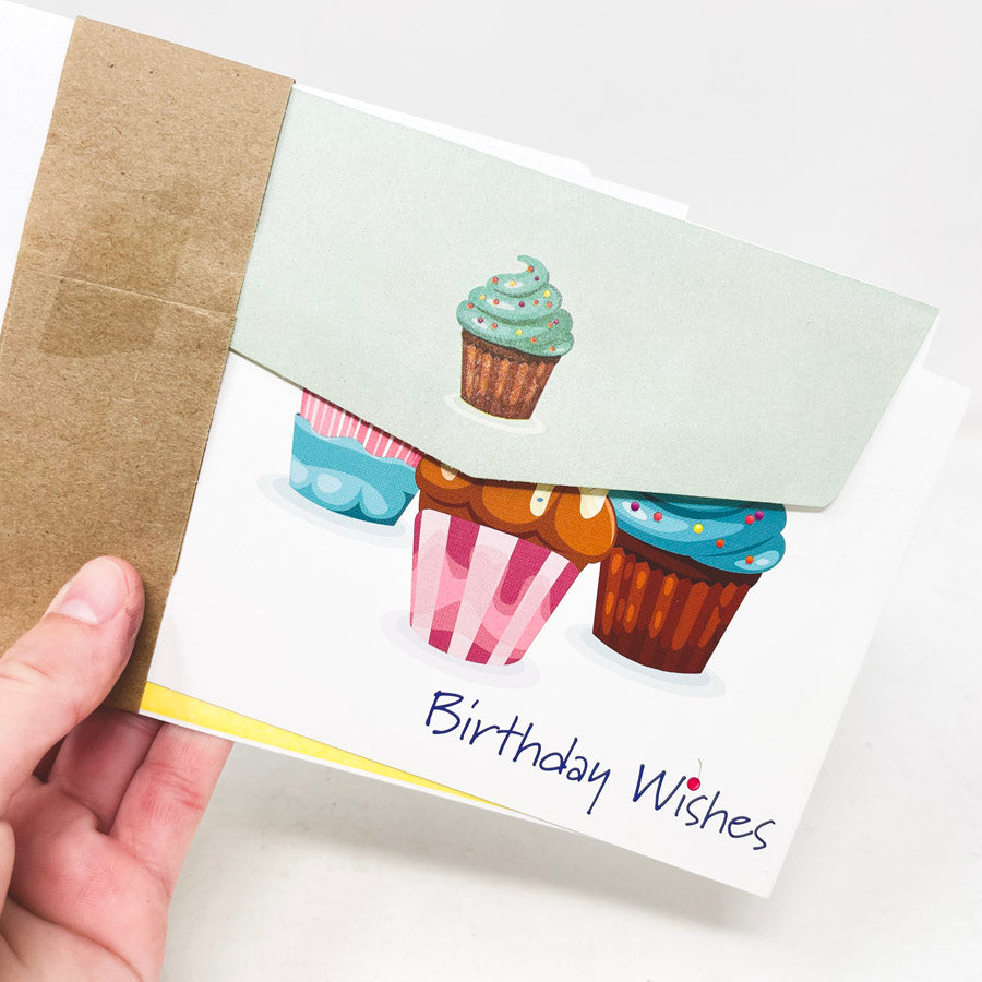 Birthday Card Bundle - Four Cards and Envelopes