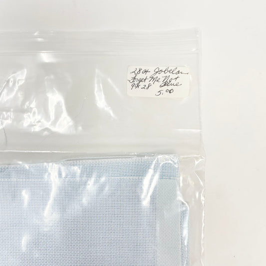 Jobelan 28Ct Forget Me Not Blue Needlework Fabric