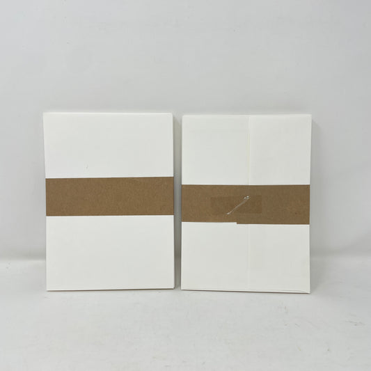 5-1/4" x 7-1/4" White Stationery Envelopes (1)
