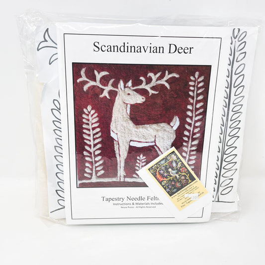 Tapestry Felting Kit - Scandinavian Reindeer