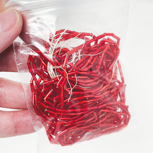 Red Stringed Bead Pack