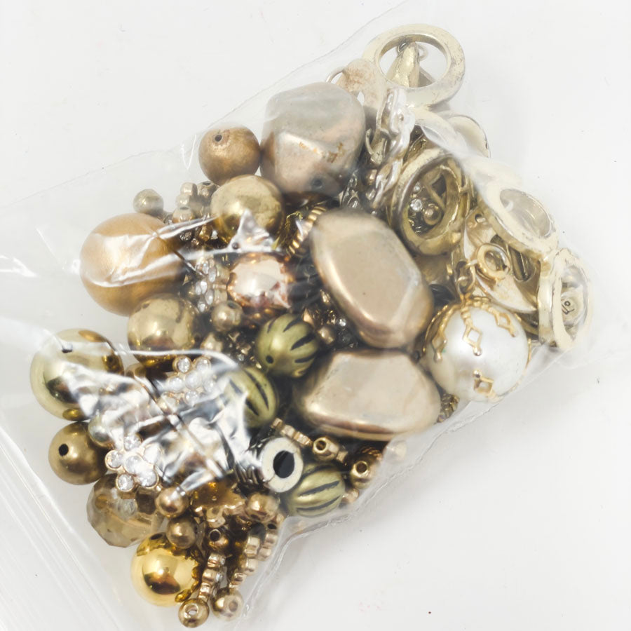 Gold Metal/Plastic Bead Pack