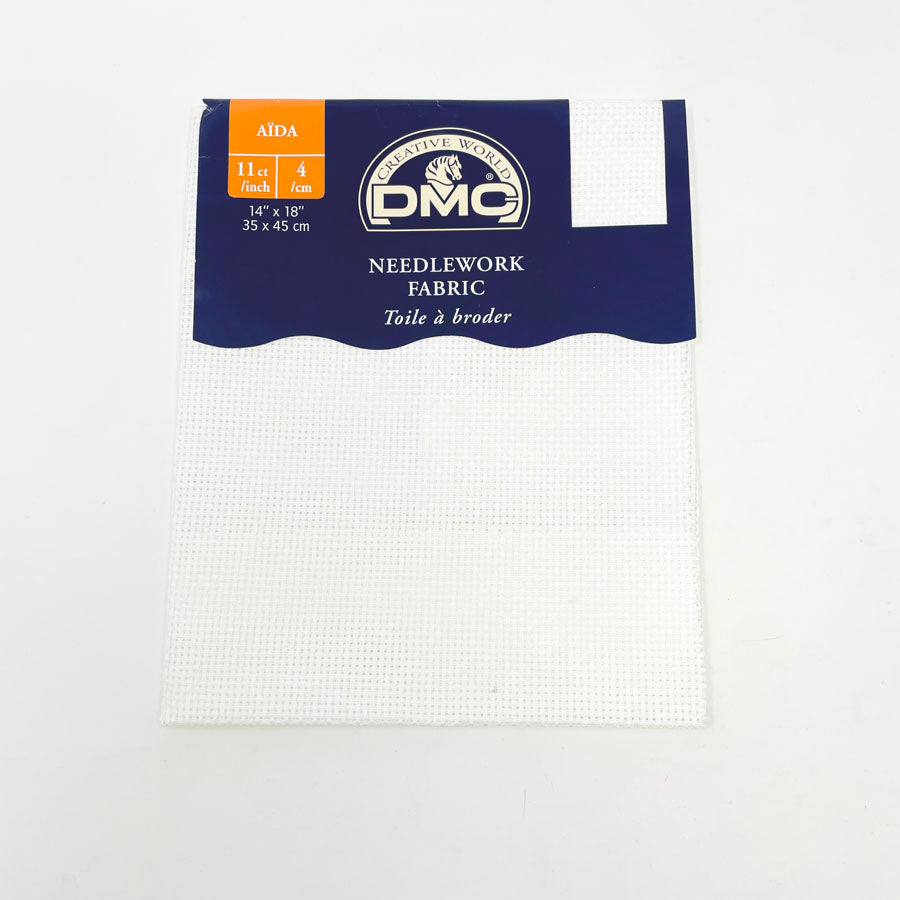 DMC Evenweave Blanc 11 Ct 14 x 18 Needlework Fabric