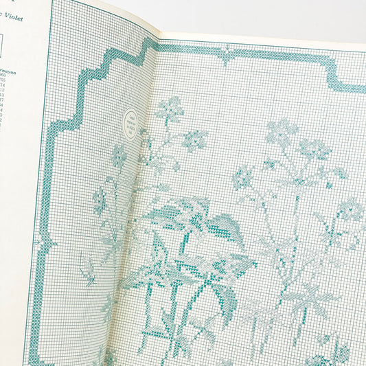 Wildflower Tapestry Cross Stitch Pattern
