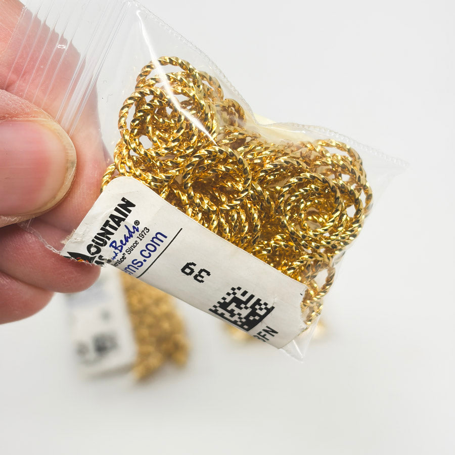 Gold Tone Jump Ring & Crimp Cover Bundle