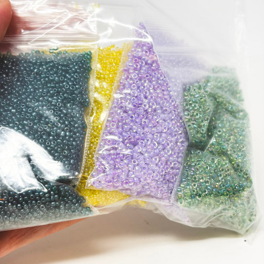 Mardi Gras Seed Bead Bundle