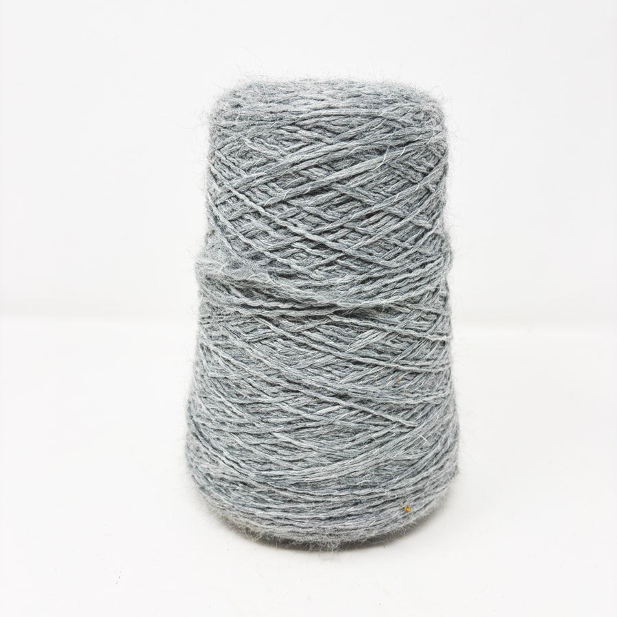 Light Gray Acrylic (Blend?) Yarn Cone - Unknown Maker
