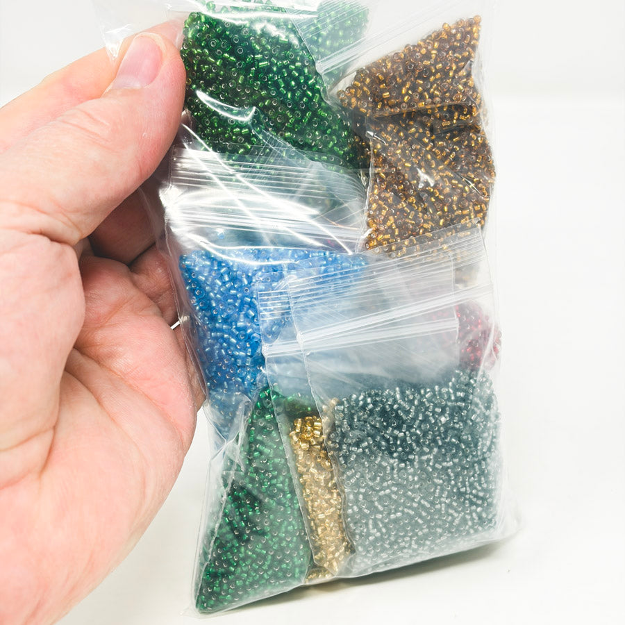 Jewel Tones Seed Bead Bundle