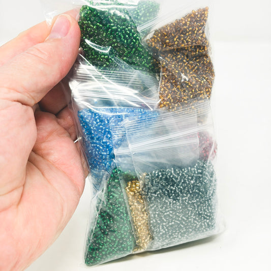 Jewel Tones Seed Bead Bundle
