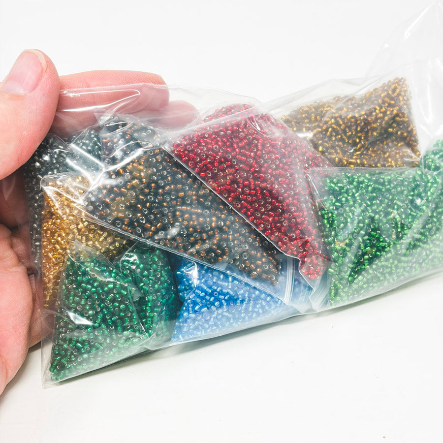 Jewel Tones Seed Bead Bundle