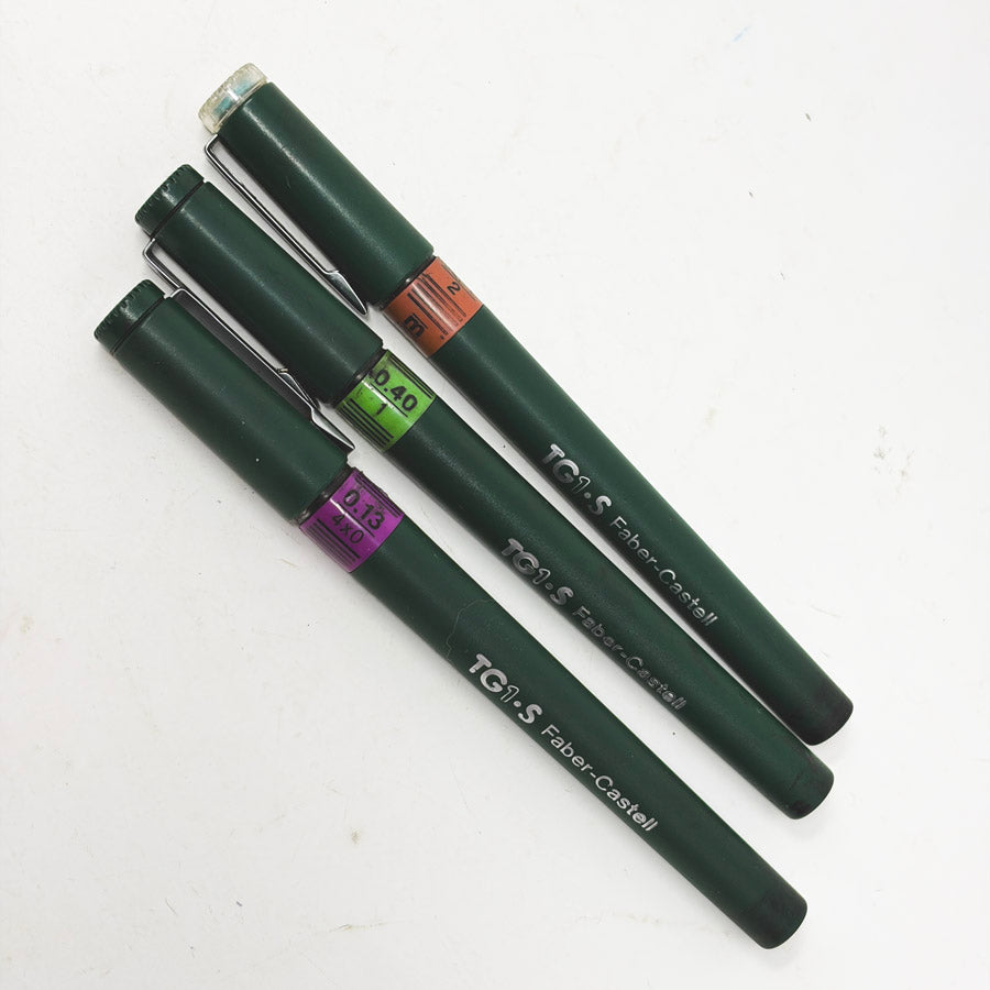 Set of Three TG1-S Technical Pens – Partial Set