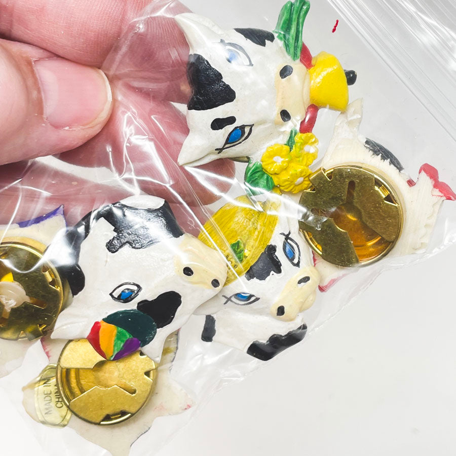 Cow Head Buttons/Snaps