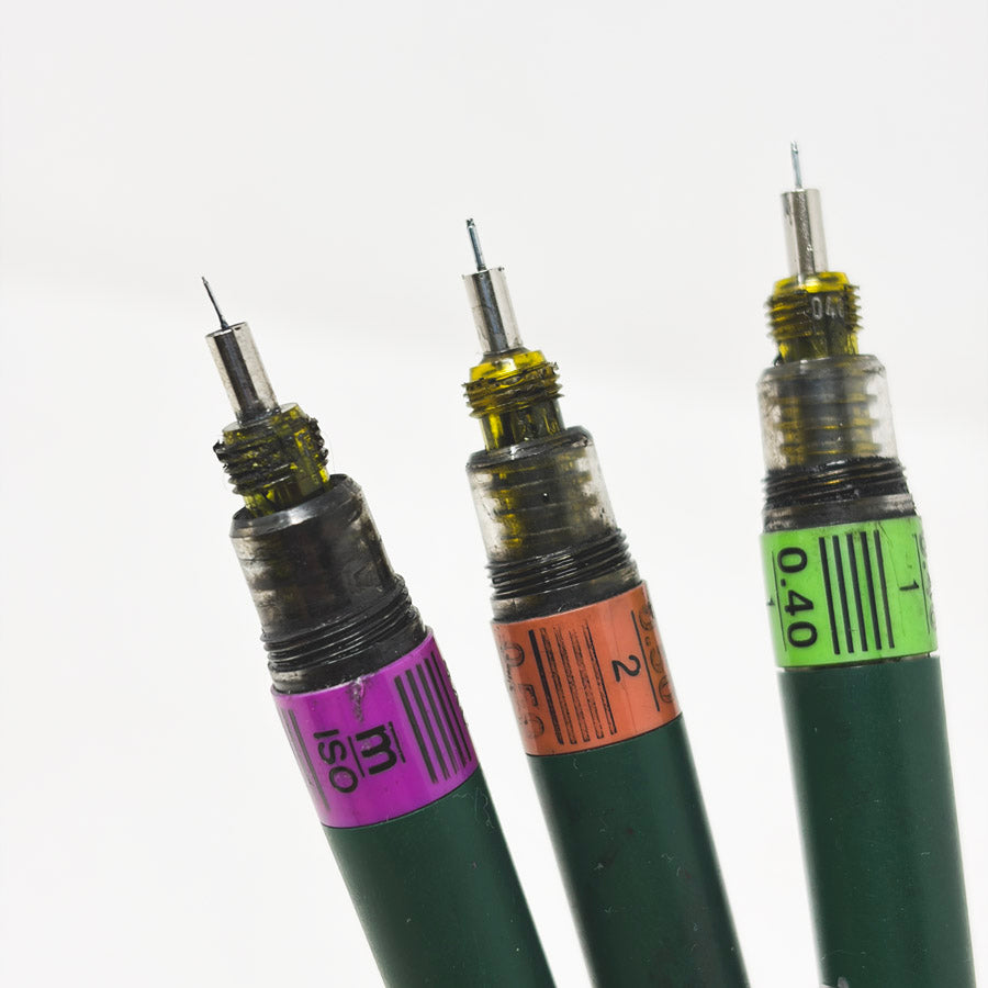 Set of Three TG1-S Technical Pens – Partial Set