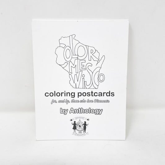 Wisconsin Coloring Postcard Bundle from Anthology