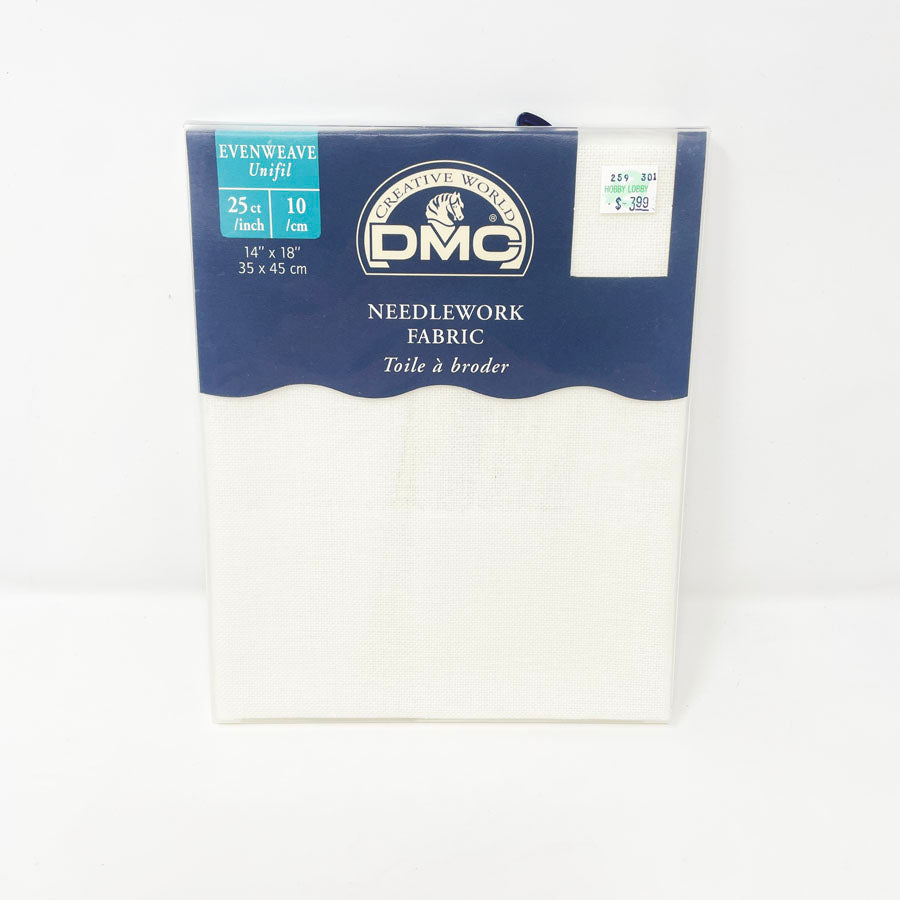 DMC Evenweave Cream 25 Ct 14 x 18 Needlework Fabric (1)